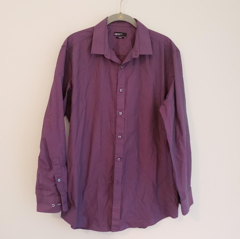 Burgundy Men's Dress Shirt 👔😍